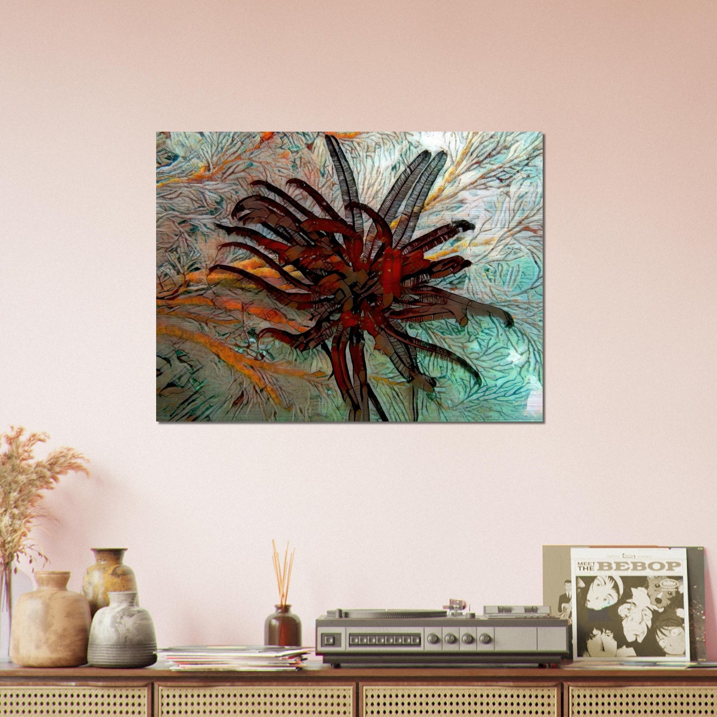 Leaf, Brushed Aluminum Print