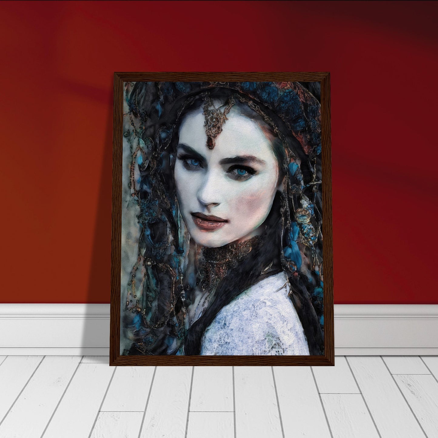 Melek, Museum-Quality Matte Paper Wooden Framed Poster