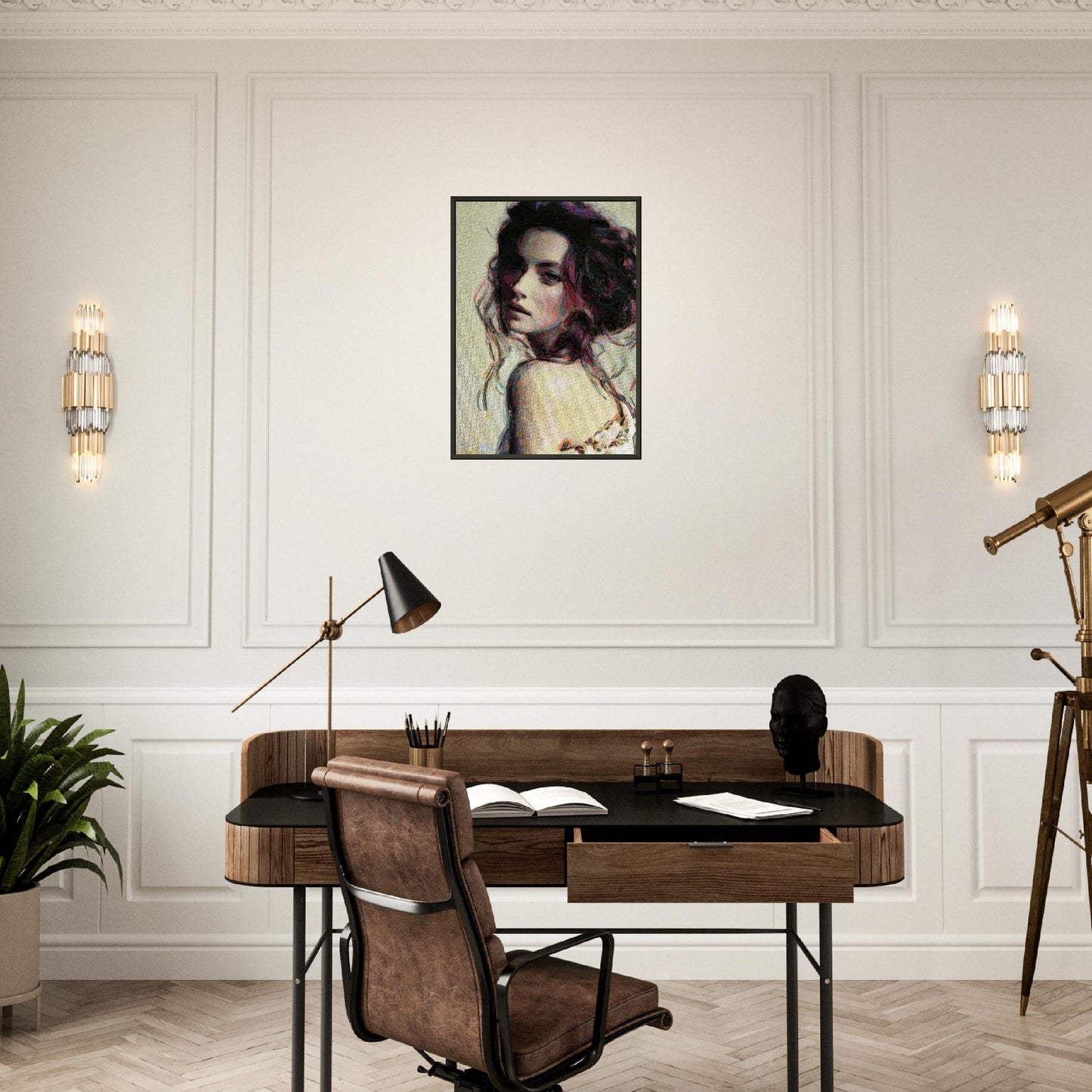 Emmy, Museum-Quality Matte Paper Metal Framed Poster