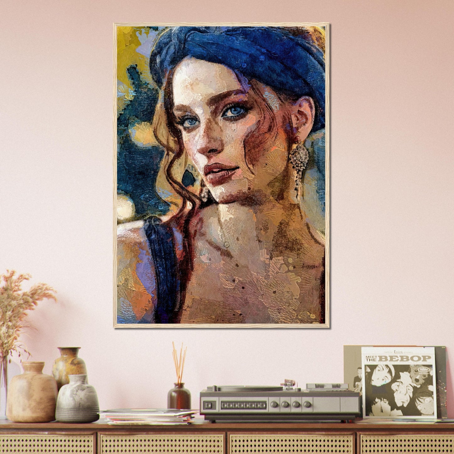 Kylie, Museum-Quality Matte Paper Wooden Framed Poster