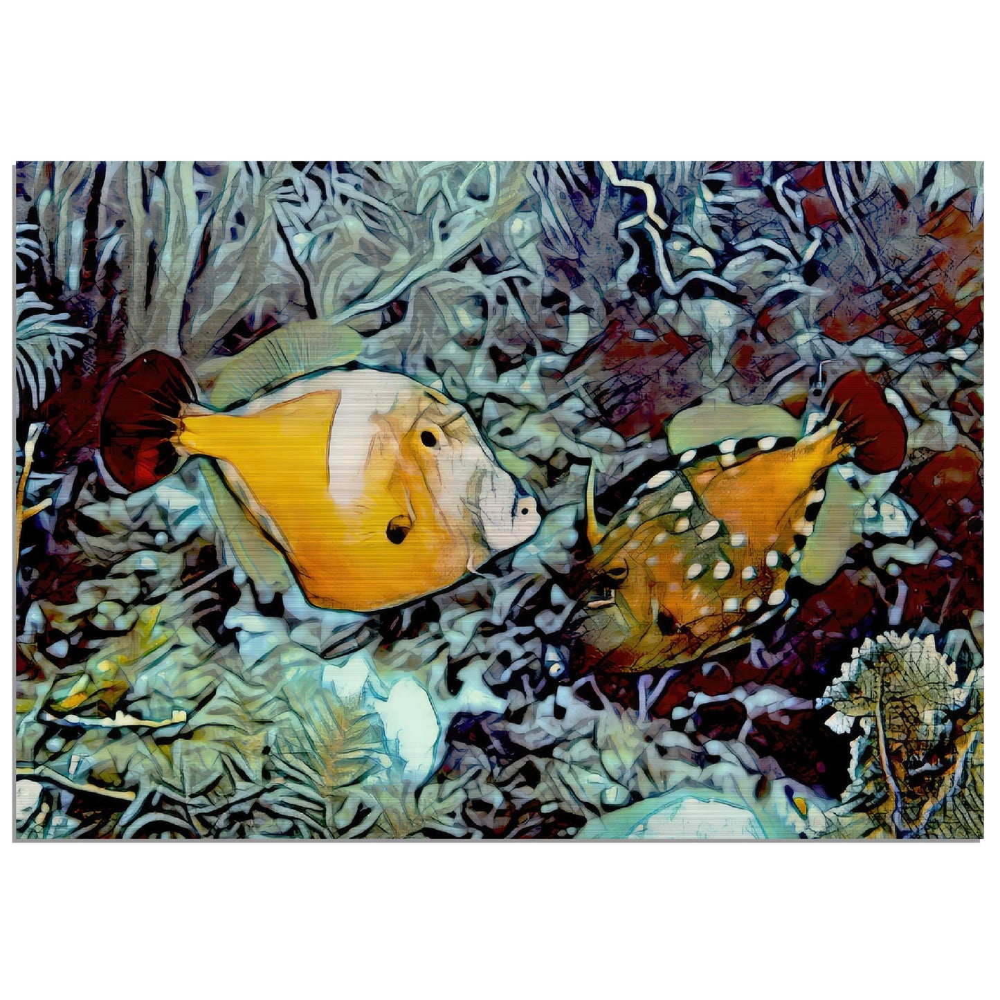 Triggers, Brushed Aluminum Print