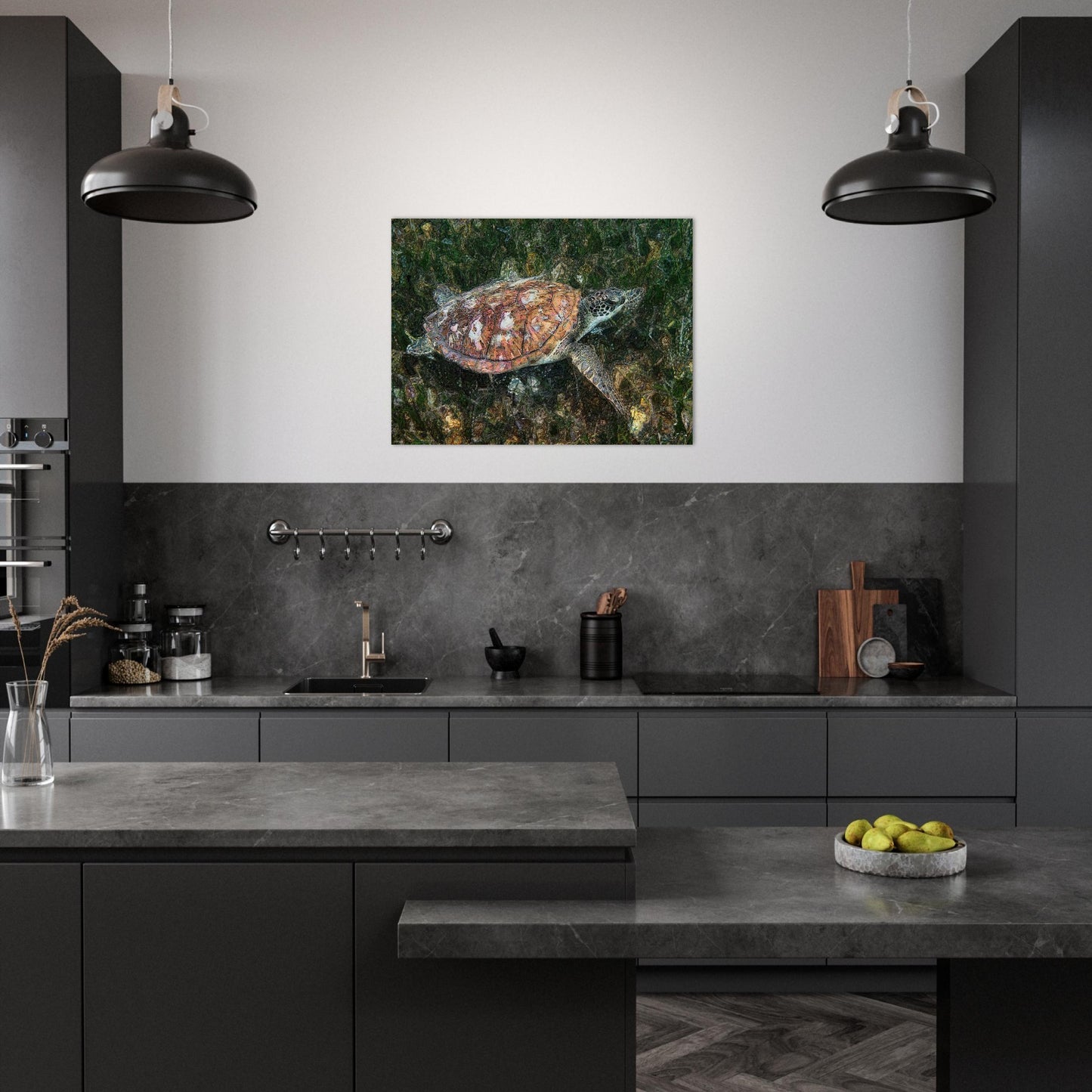 Turtle, Aluminum Print