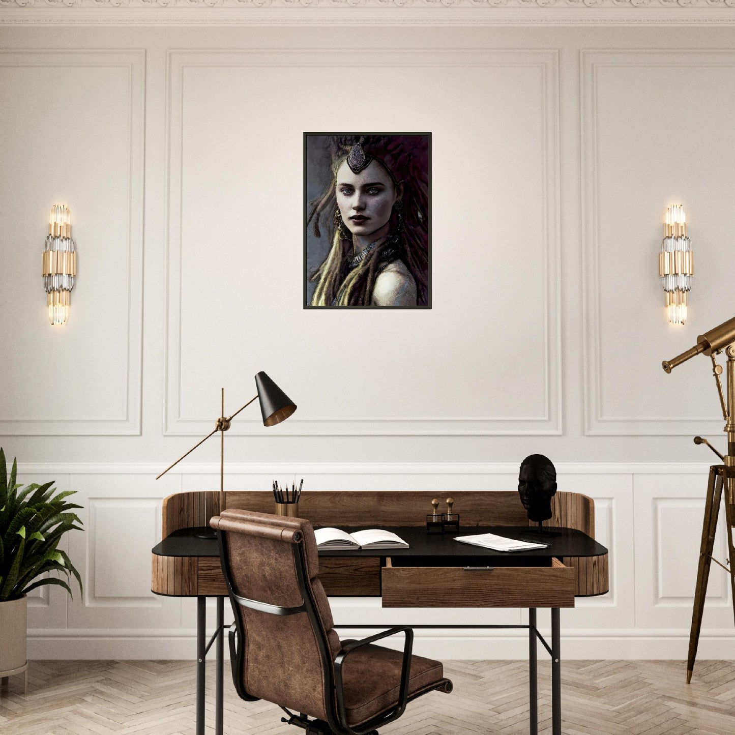 Inger, Museum-Quality Matte Paper Metal Framed Poster