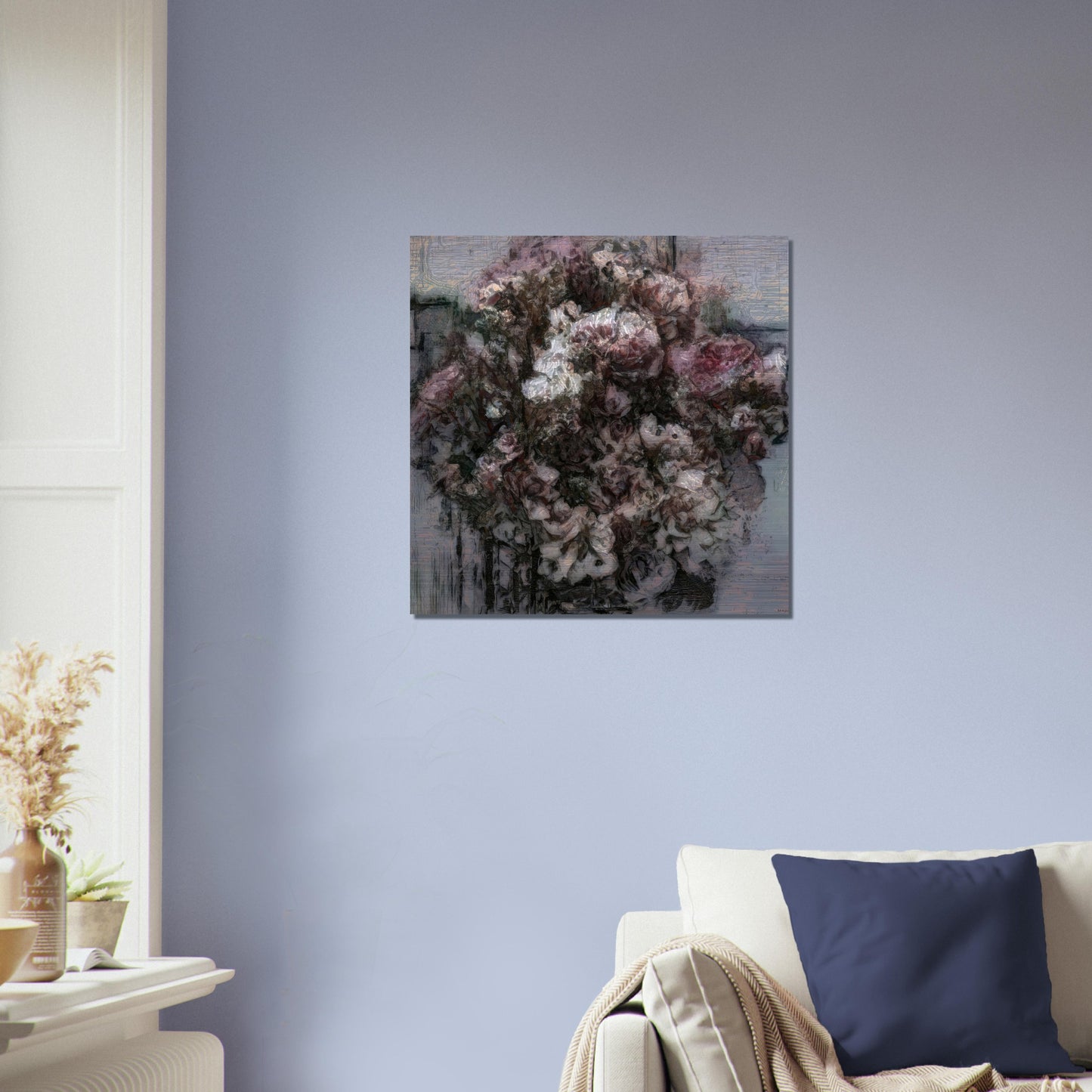 Flowers study 10, Brushed Aluminum Print