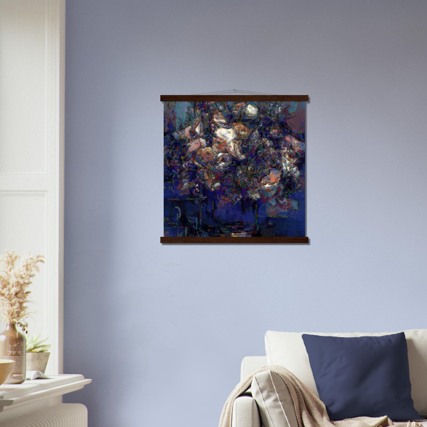 Flowers study 6, Museum-Quality Matte Paper Poster with Hanger