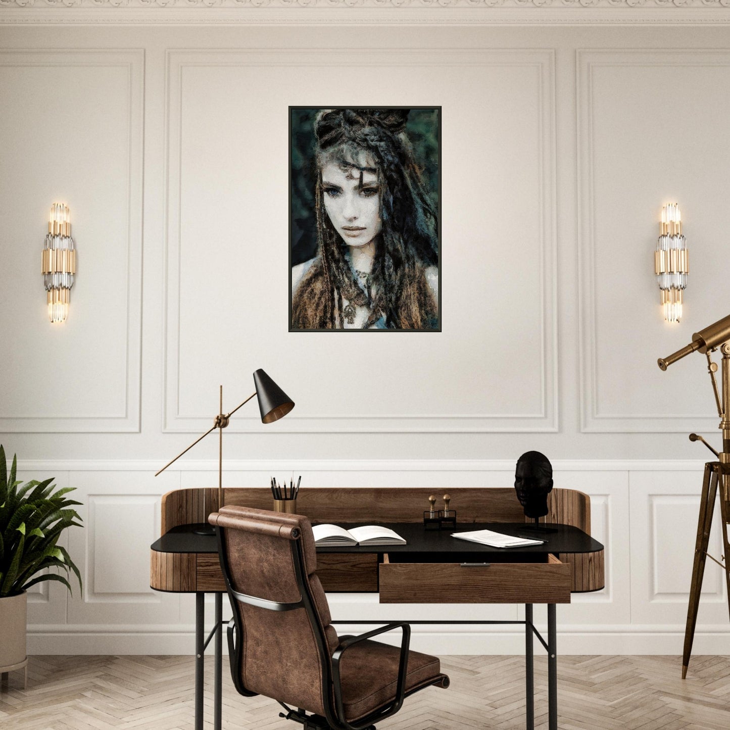 Miranda, Museum-Quality Matte Paper Metal Framed Poster