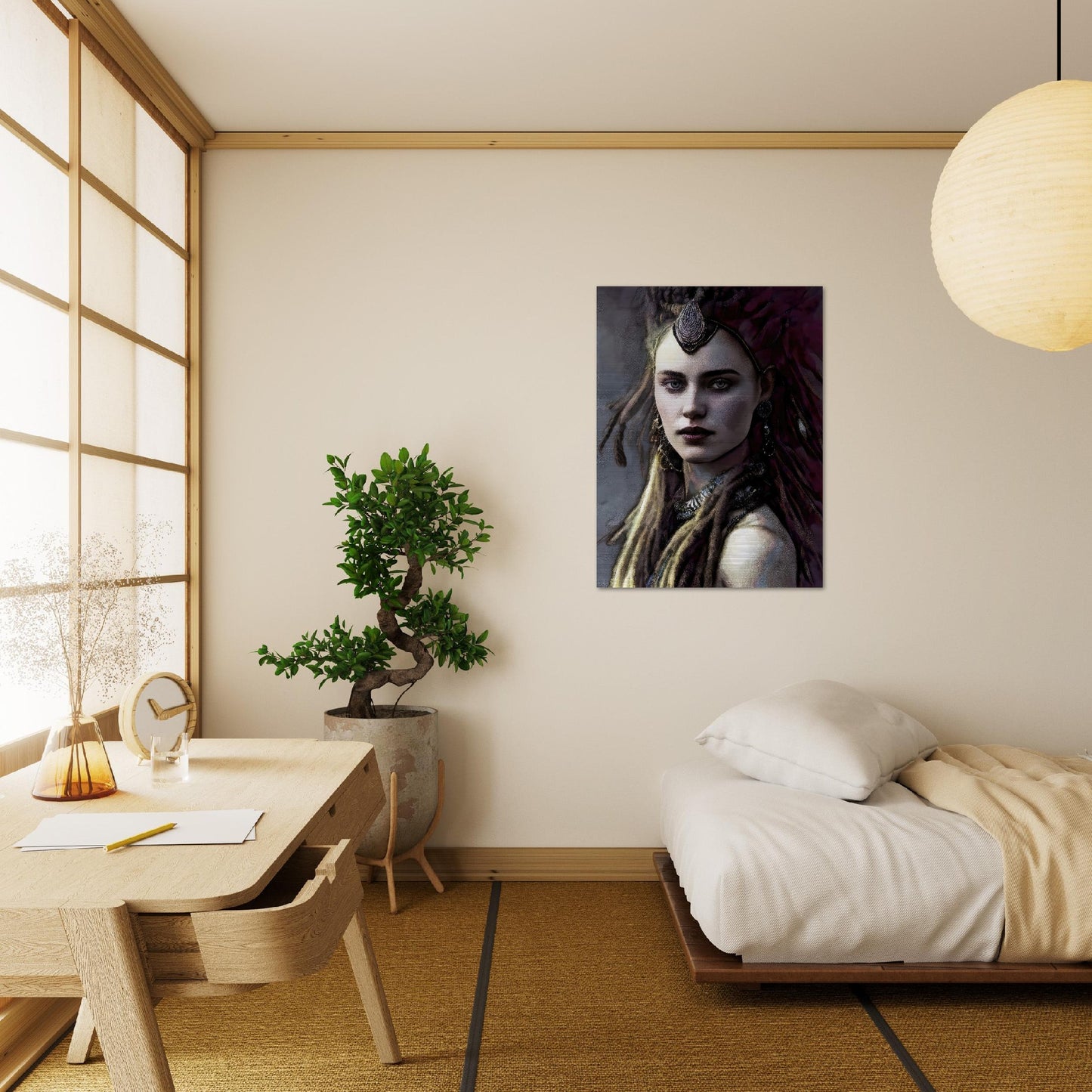 Inger, Brushed Aluminum Print