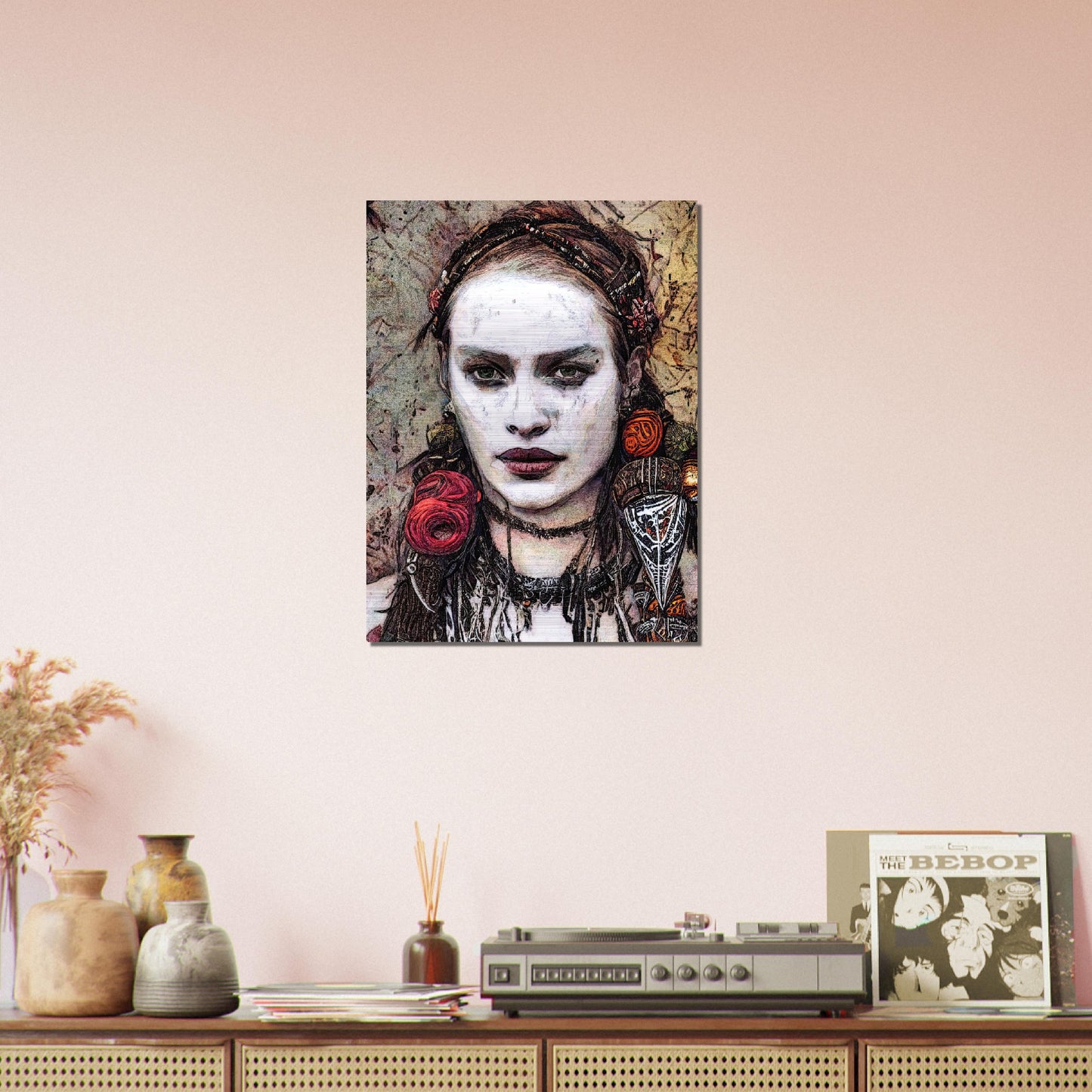 Freja, Brushed Aluminum Print