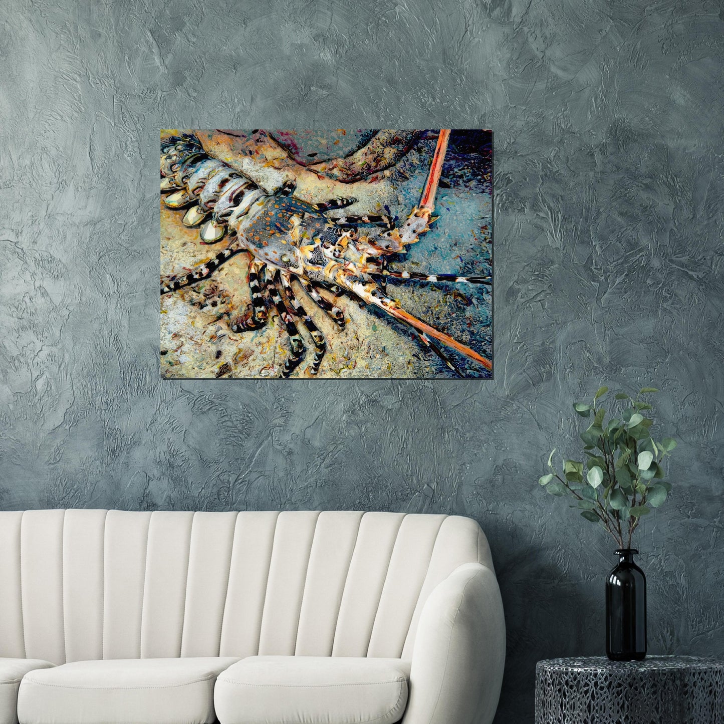 Lobster, Foam Landscape