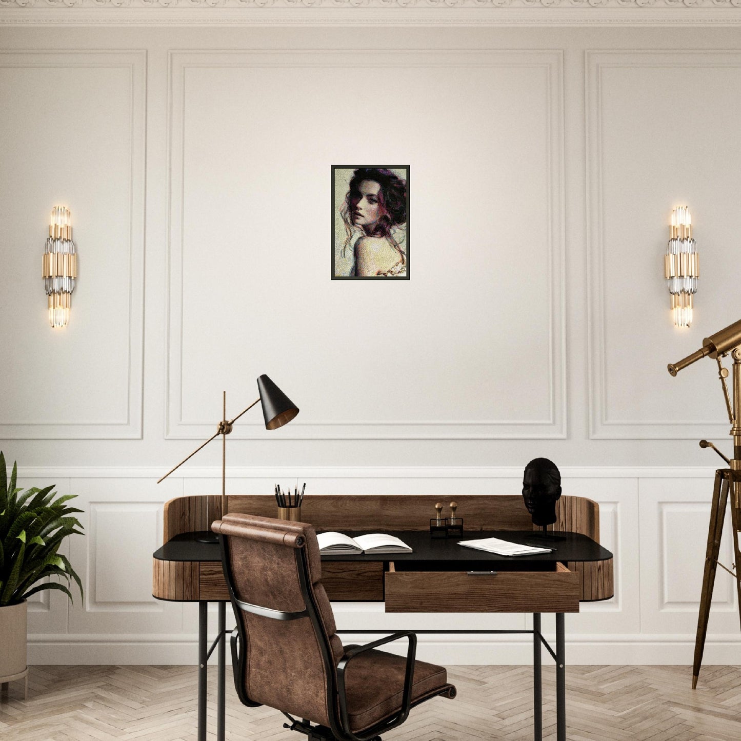 Emmy, Museum-Quality Matte Paper Metal Framed Poster