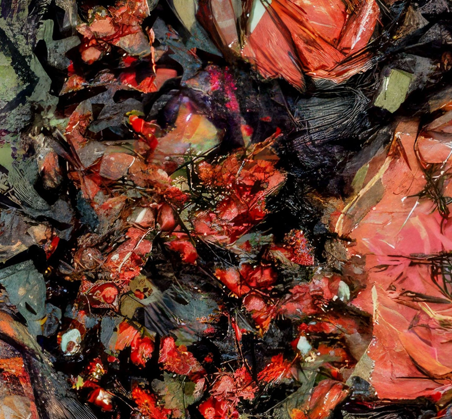 Flowers study 12, Canvas