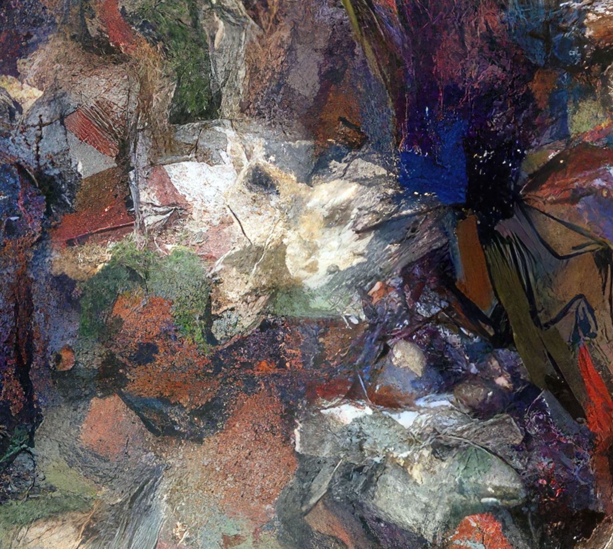 Flowers study 25, Acrylic Glass 100 x 75 cm