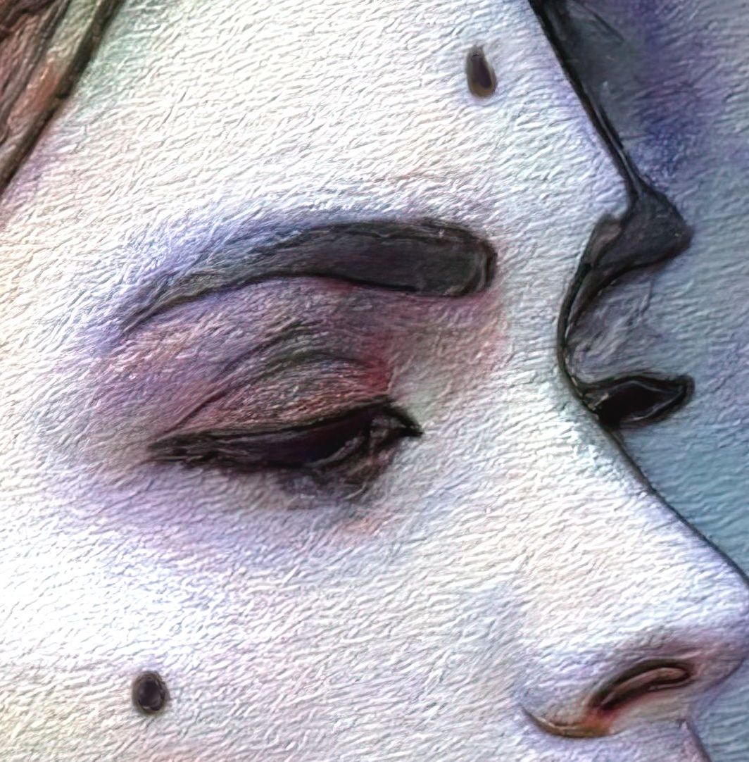 Enora, Acrylic Glass on Metal