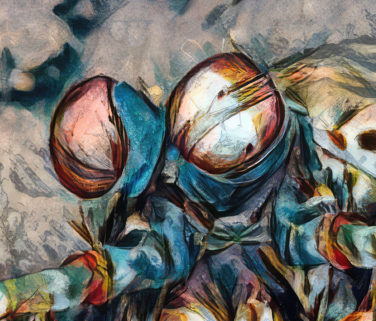 Mantis, Acrylic Glass on Metal