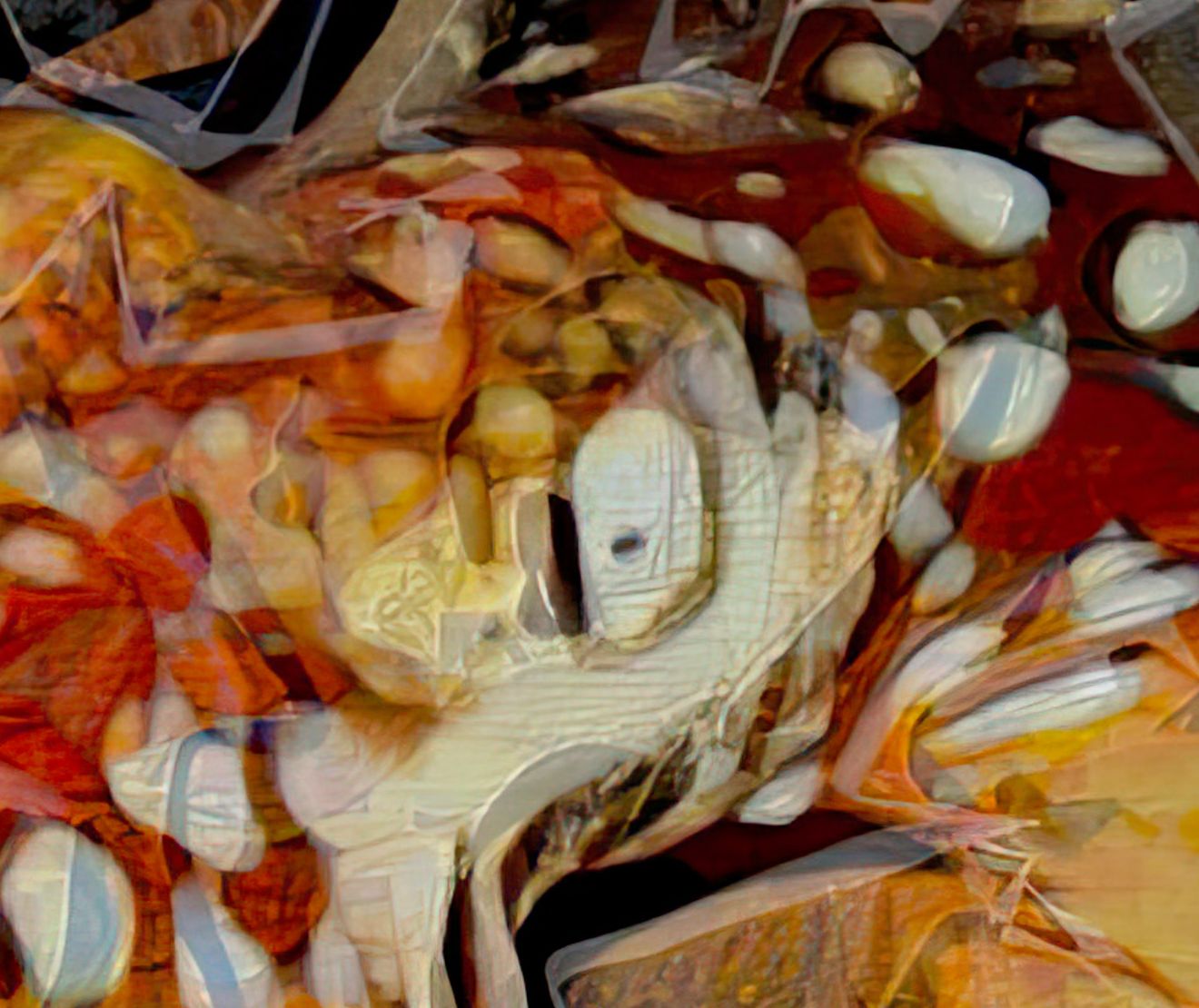 Octopus, Acrylic Glass 100 x 75 cm