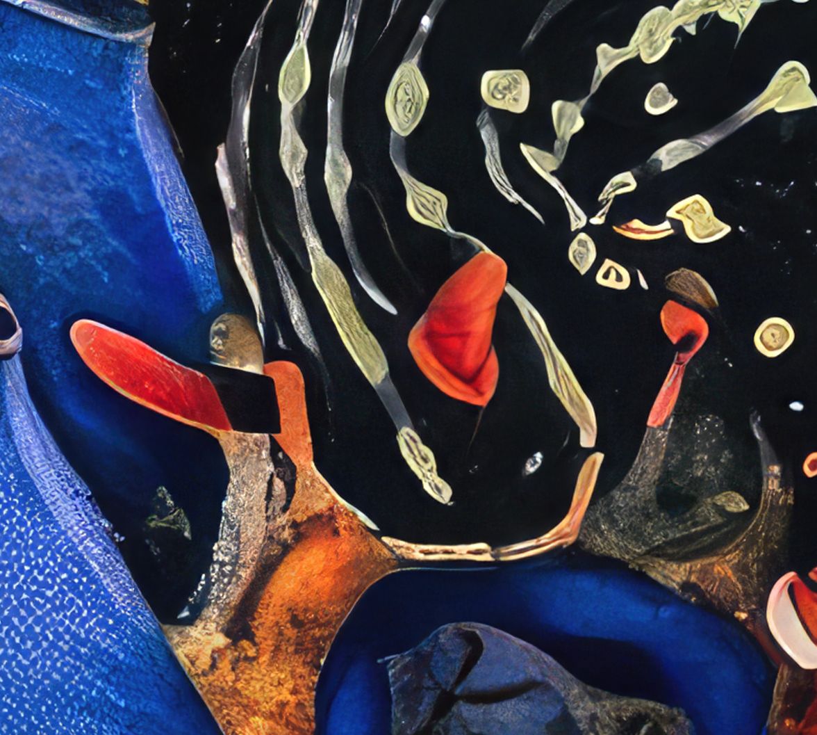 Nudibranch, Acrylic Glass 100 x 75 cm