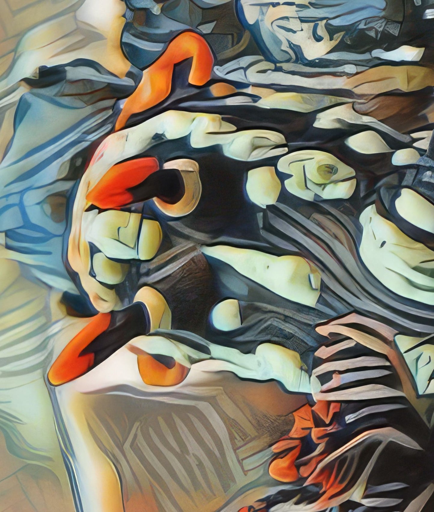 nudibranchs, Acrylic Glass on Metal