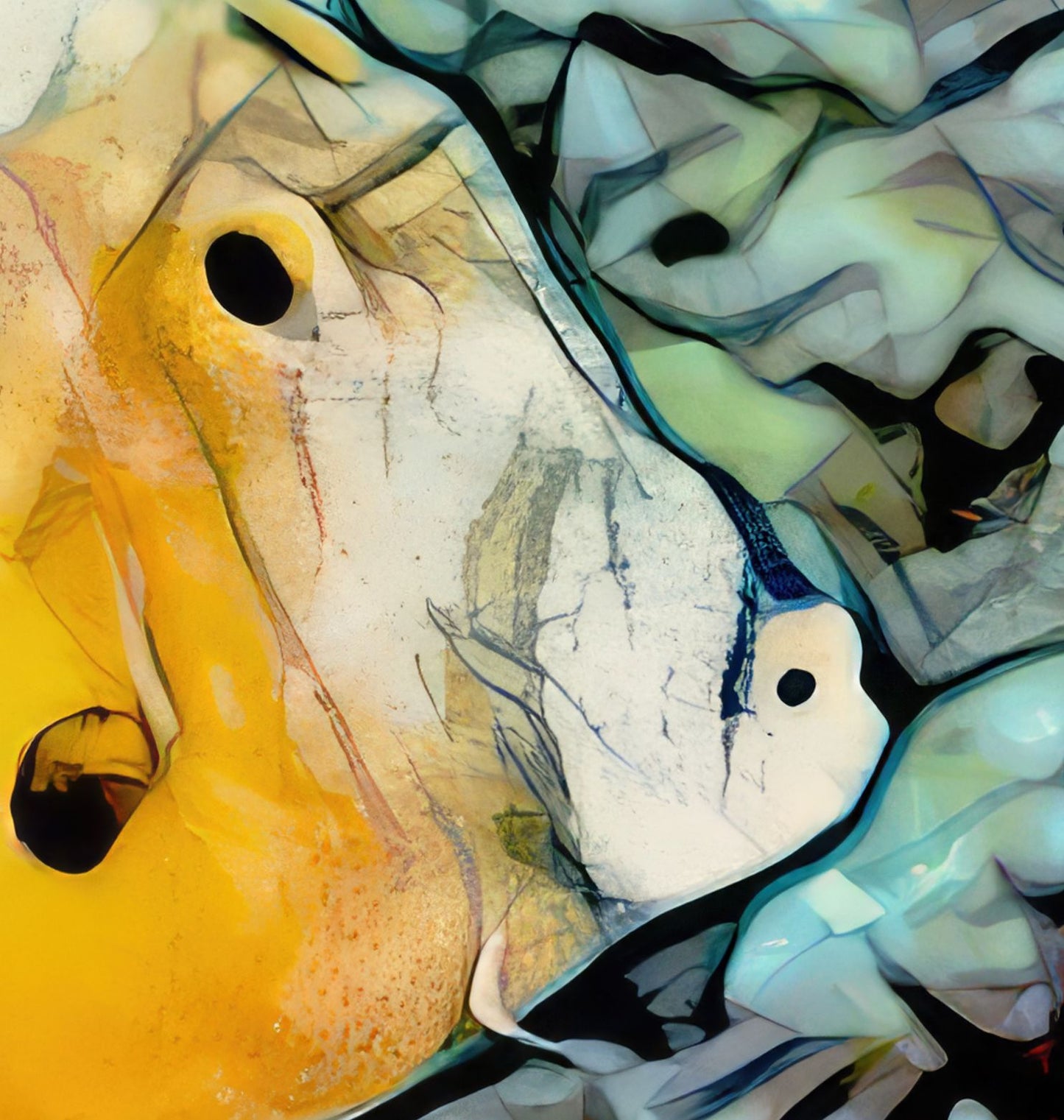 Triggers, Acrylic Glass 100 x 75 cm