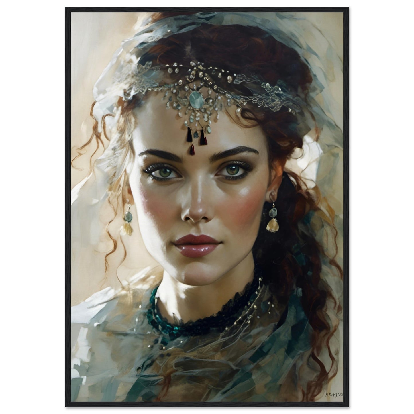 Linda, Museum-Quality Matte Paper Wooden Framed Poster