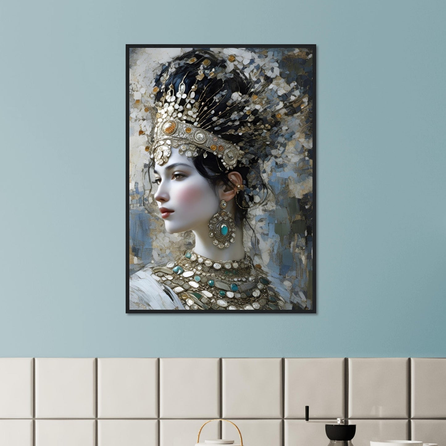 Kyria, Premium Matte Paper Wooden Framed Poster