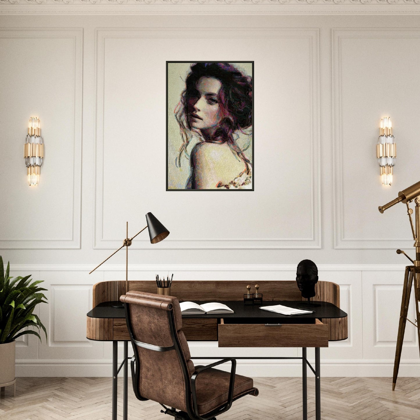 Emmy, Museum-Quality Matte Paper Metal Framed Poster