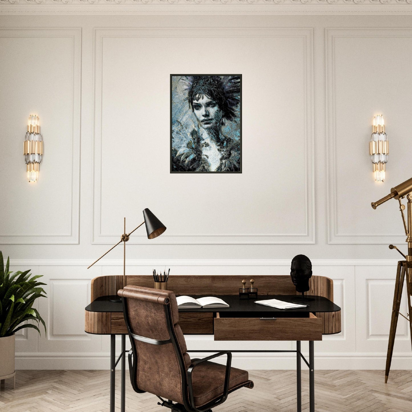 Isadora, Museum-Quality Matte Paper Metal Framed Poster