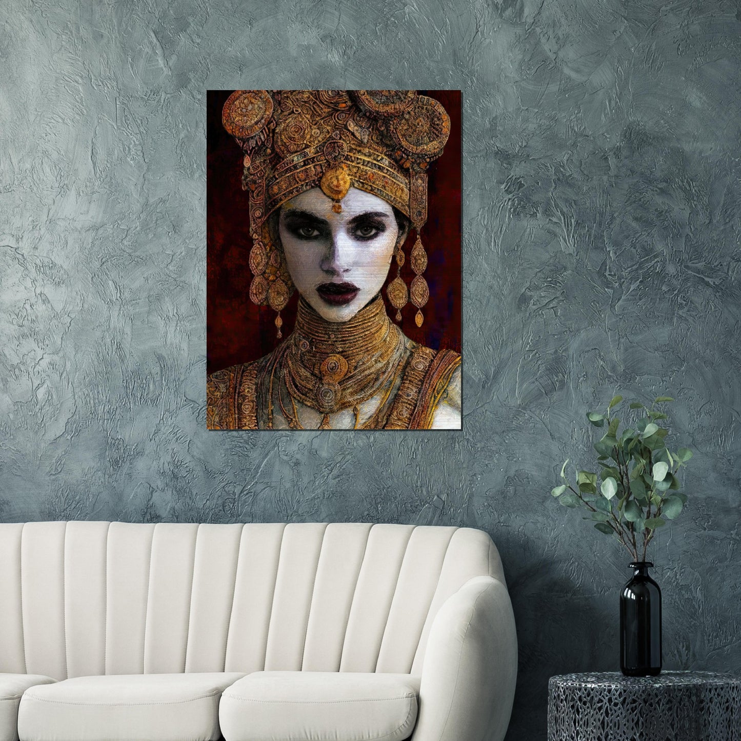 Yaba, Brushed Aluminum Print