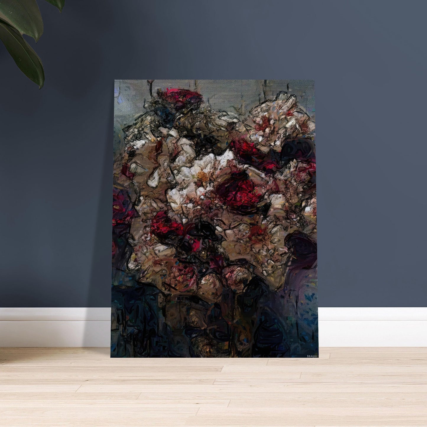 Flowers study 23, Brushed Aluminum Print