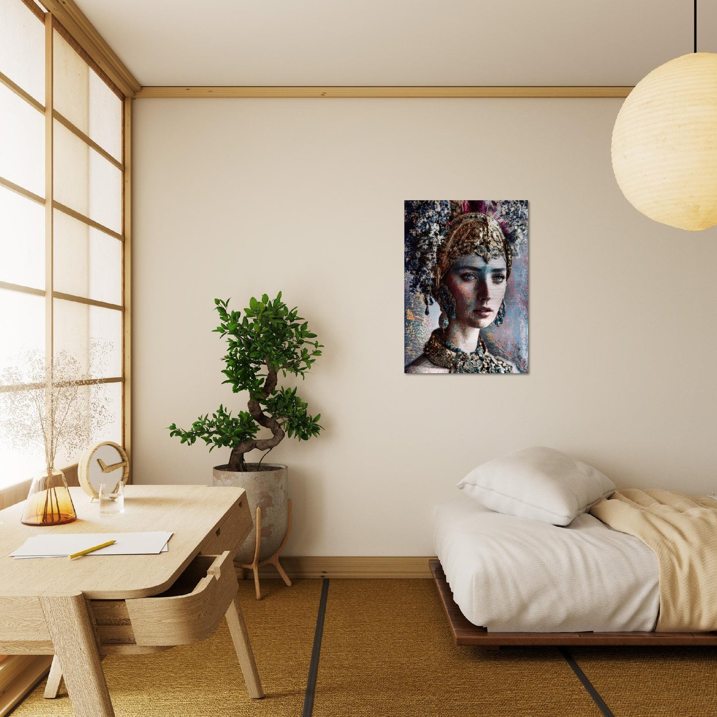 Xena, Brushed Aluminum Print