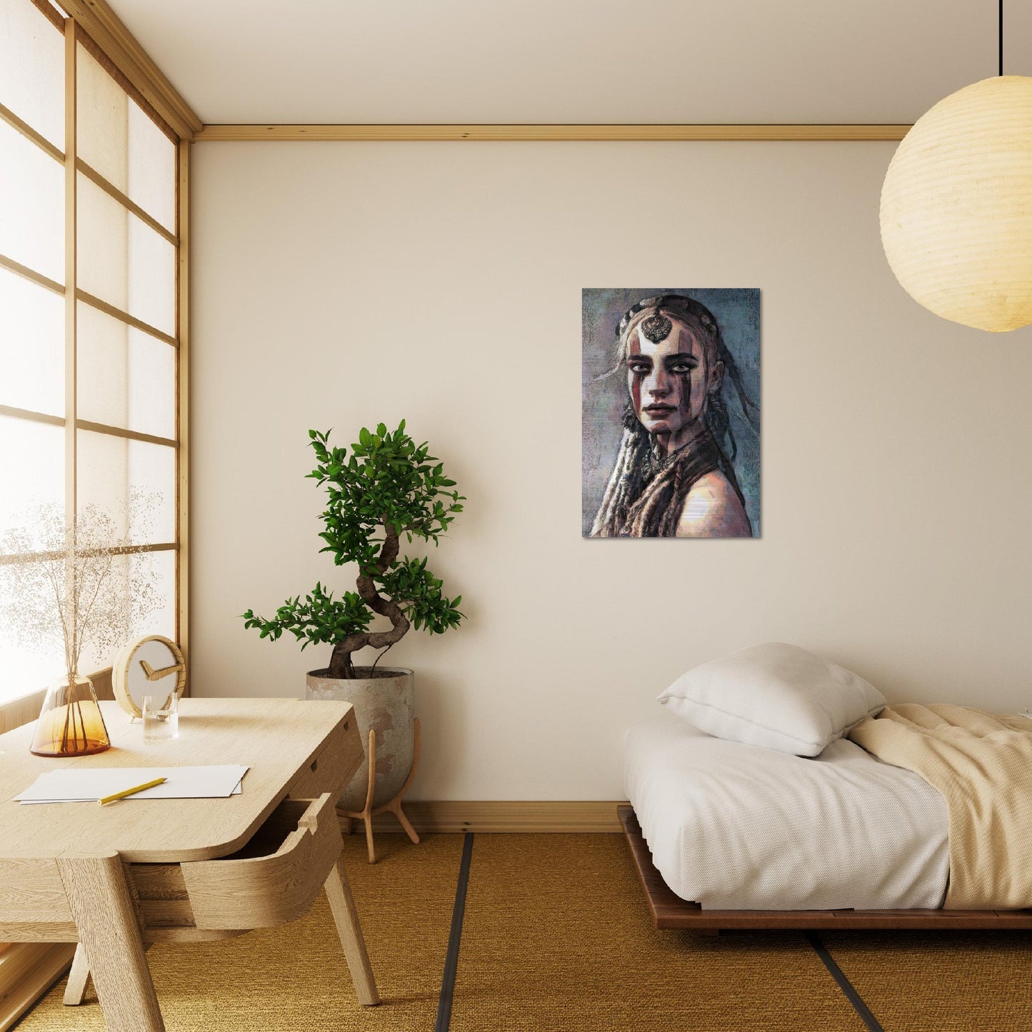 Hedda, Brushed Aluminum Print