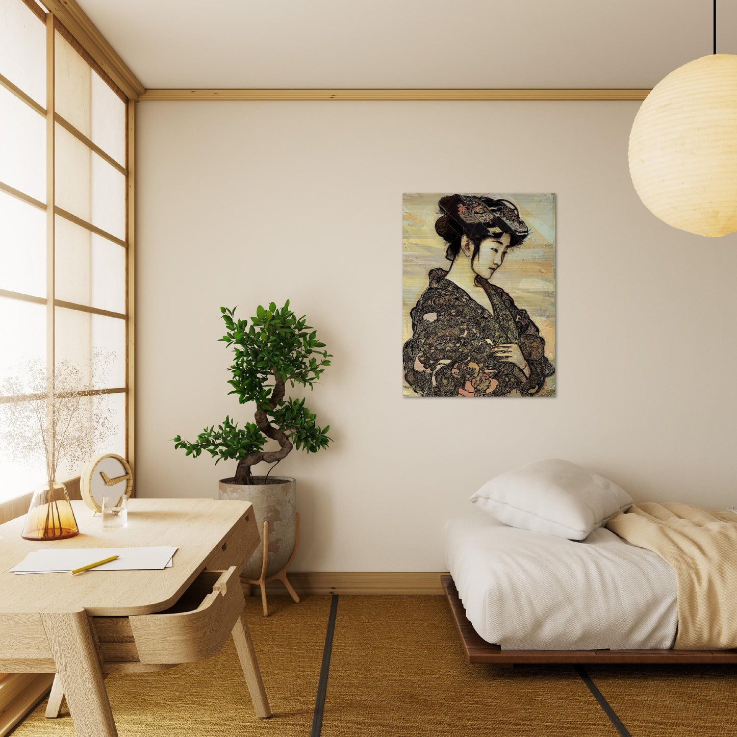 Kazami, Brushed Aluminum Print