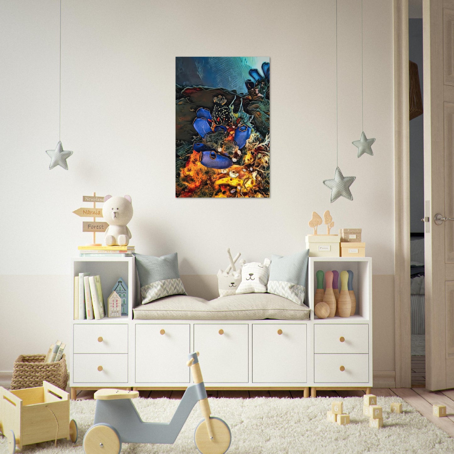 Nudibranch, Foam Portrait