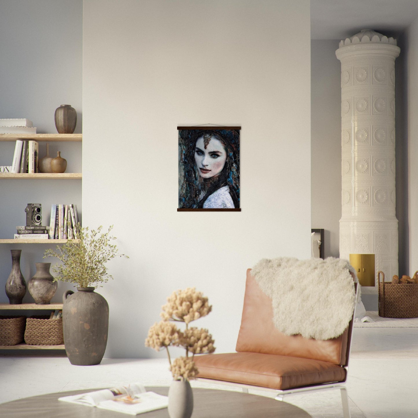 Melek, Museum-Quality Matte Paper Poster with Hanger