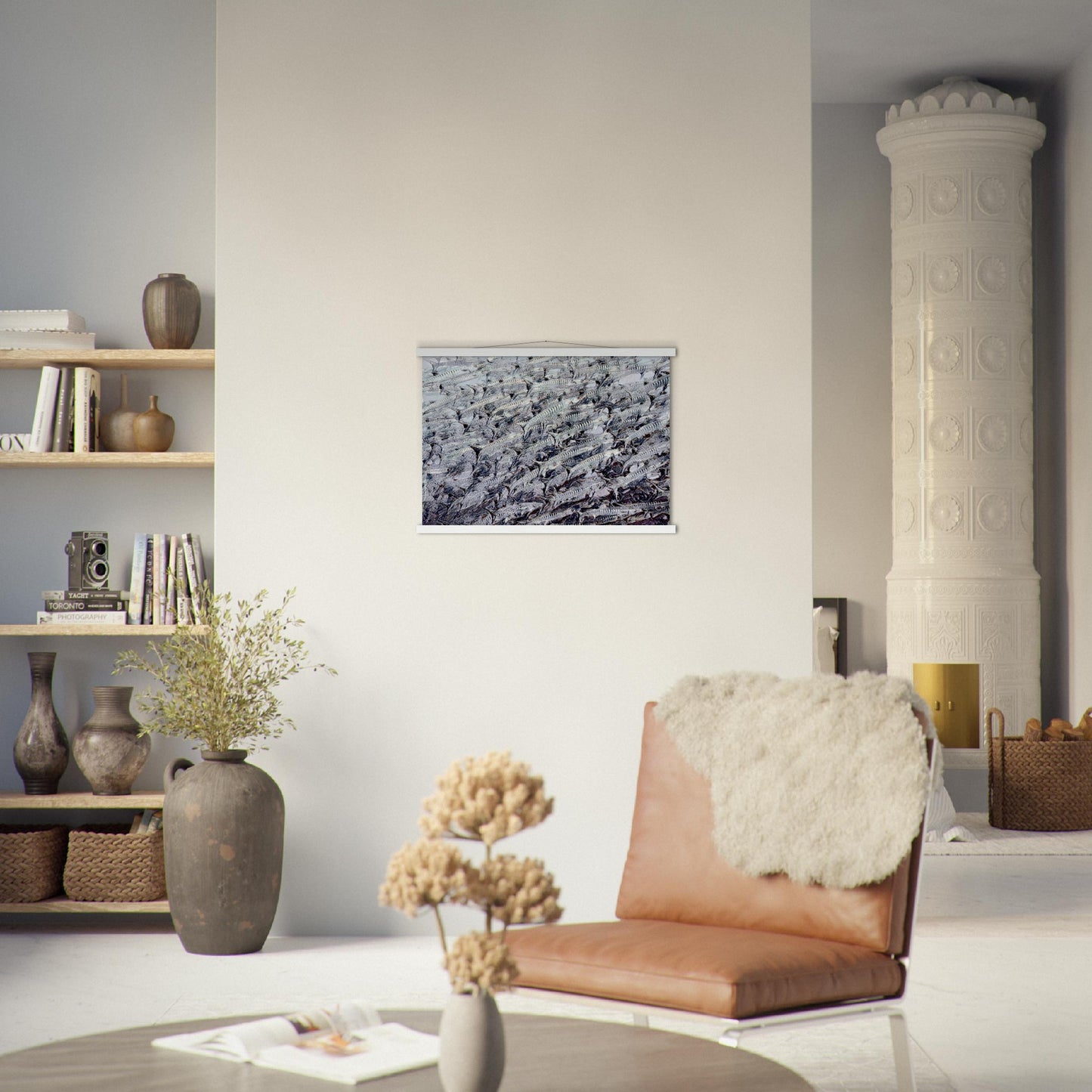 Barracudas, Museum-Quality Matte Paper Poster with Hanger