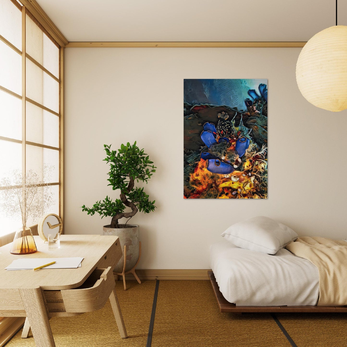 Nudibranch, Brushed Aluminum Print