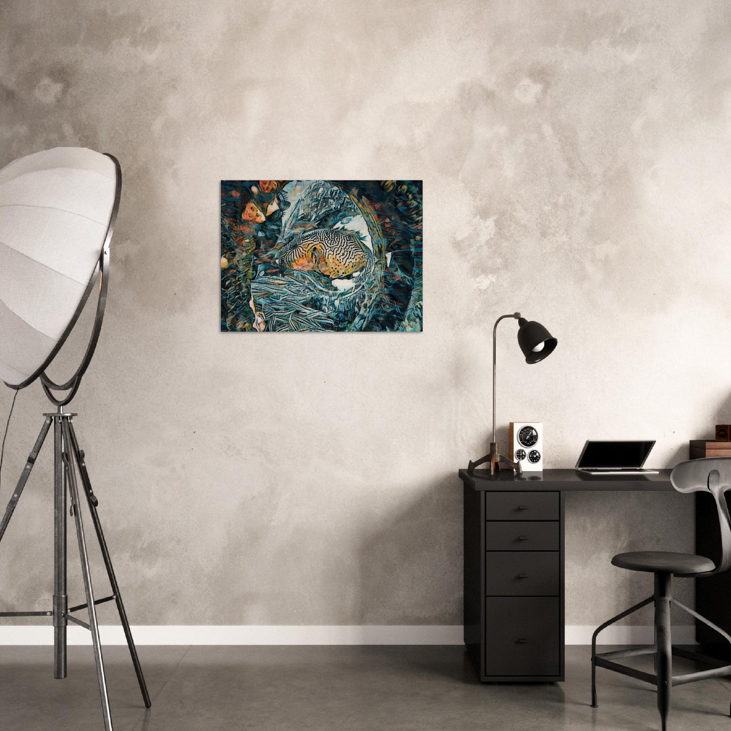 Scribble Puffer, Wood Prints