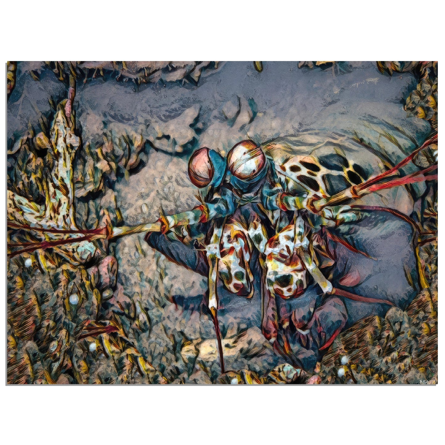 Mantis, Foam Landscape