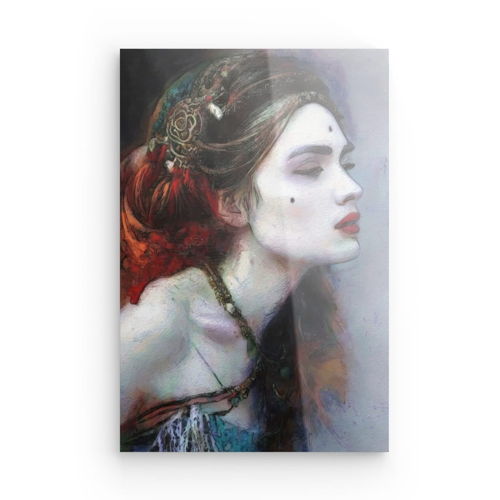 Enora, Acrylic Glass on Metal