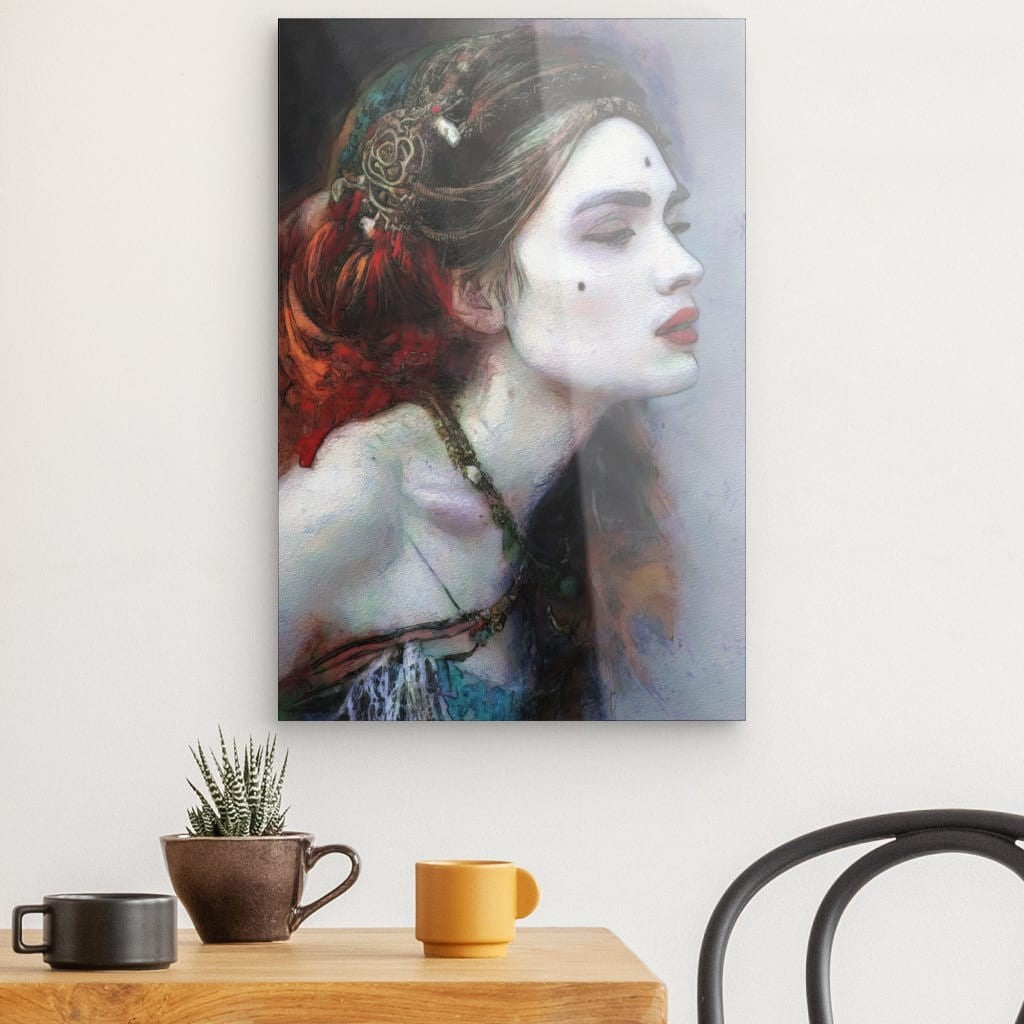 Enora, Acrylic Glass on Metal