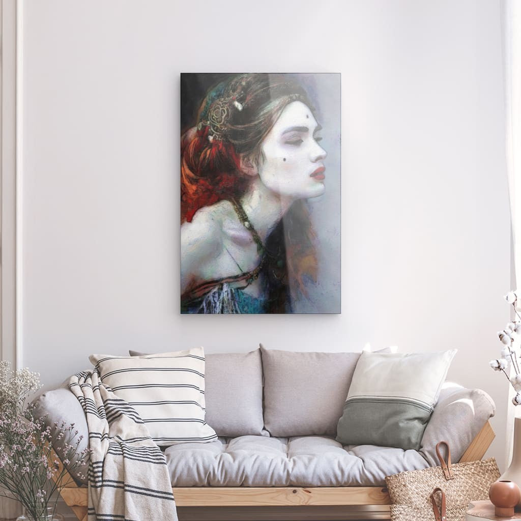 Enora, Acrylic Glass on Metal