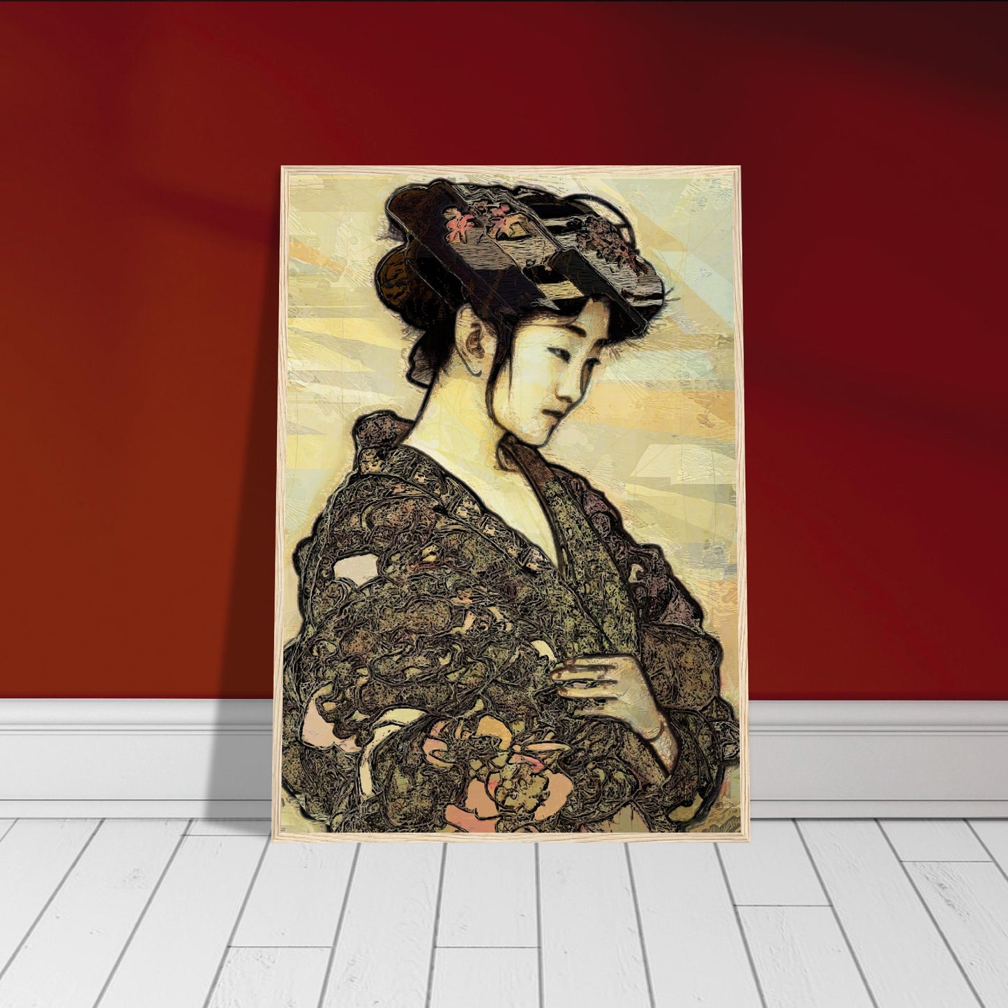 Kazami, Museum-Quality Matte Paper Wooden Framed Poster