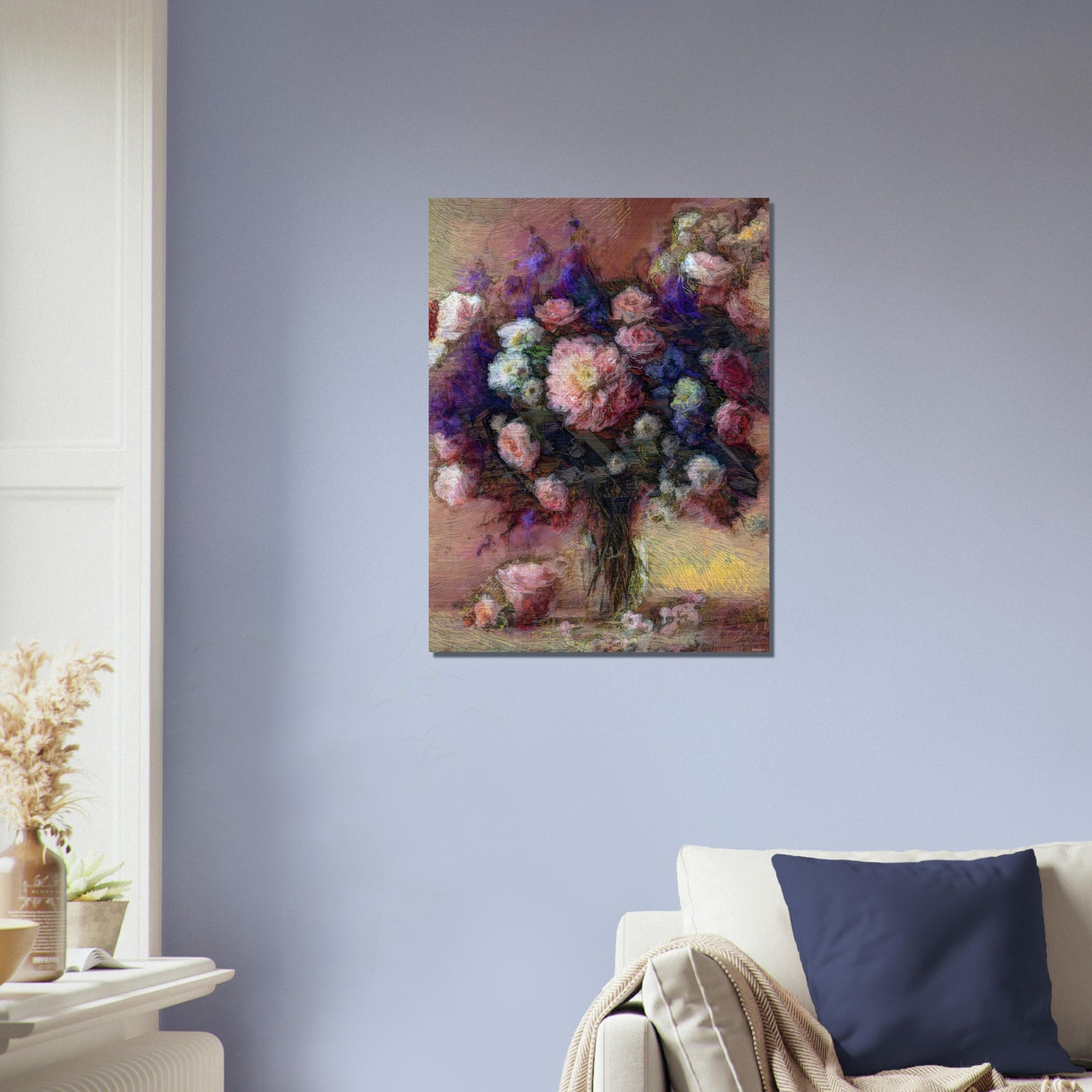 Flowers study 24, Brushed Aluminum Print