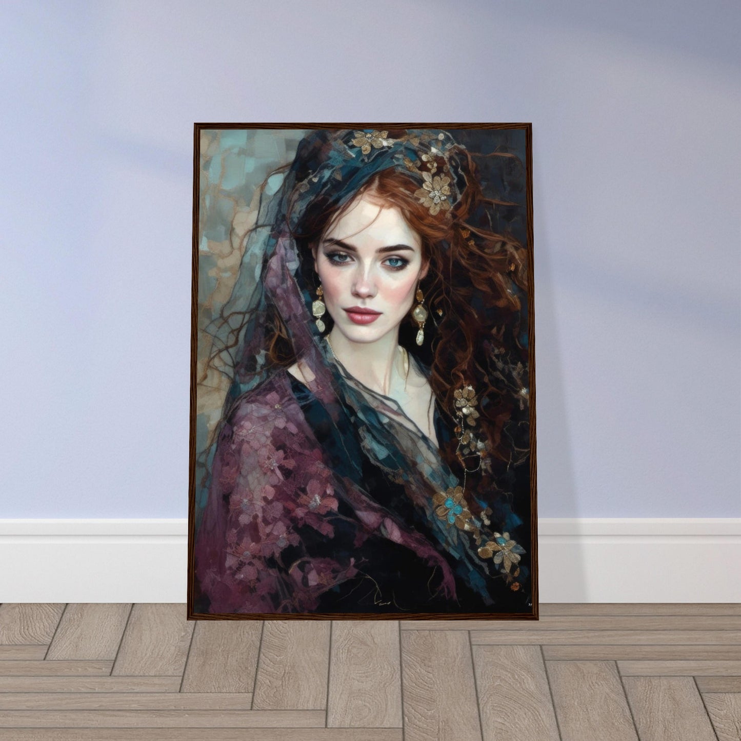 Kitty, Museum-Quality Matte Paper Wooden Framed Poster