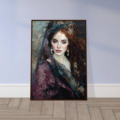 Kitty, Museum-Quality Matte Paper Wooden Framed Poster