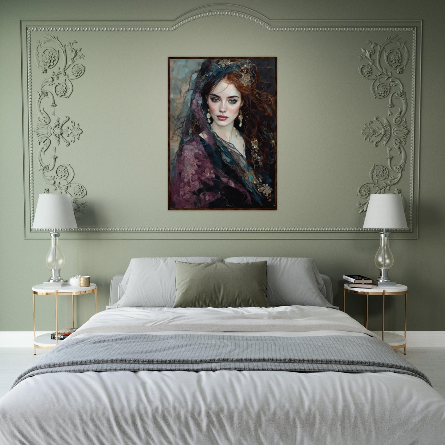 Kitty, Museum-Quality Matte Paper Wooden Framed Poster