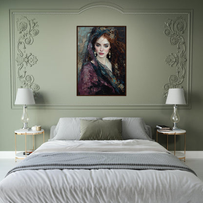 Kitty, Museum-Quality Matte Paper Wooden Framed Poster