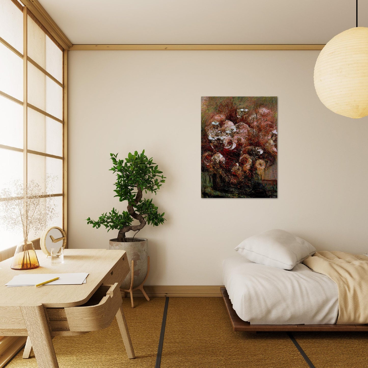 Flowers study 29, Brushed Aluminum Print