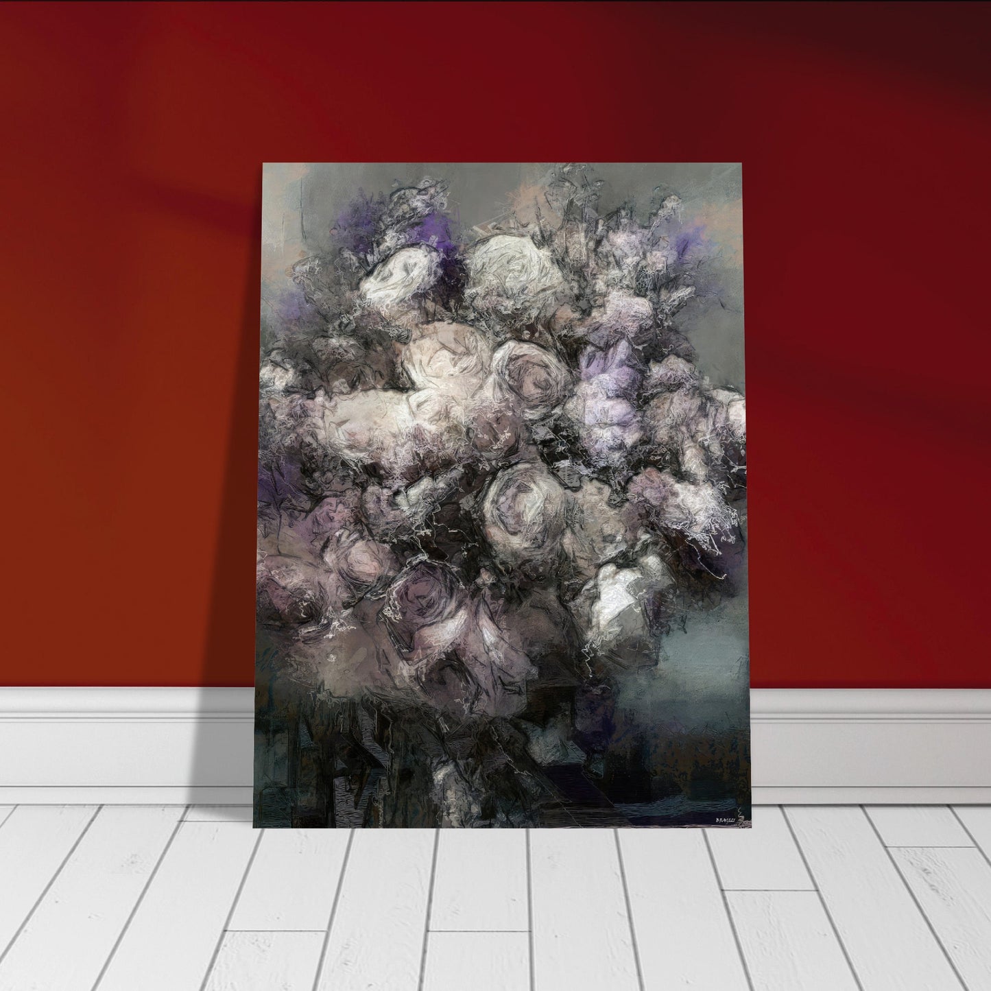 Flowers study 30, Foam Portrait