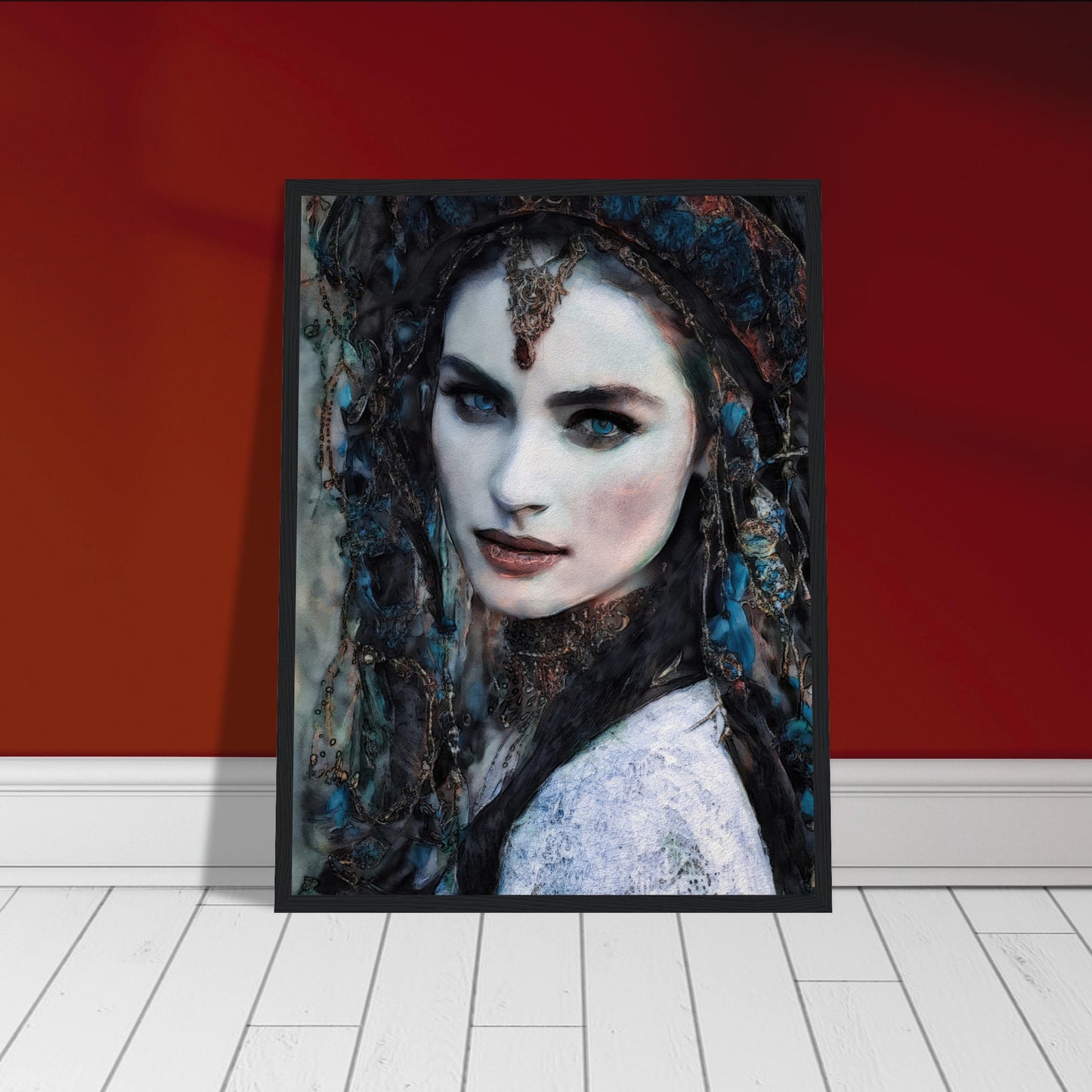 Melek, Museum-Quality Matte Paper Wooden Framed Poster