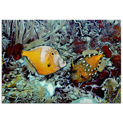 Triggers, Brushed Aluminum Print